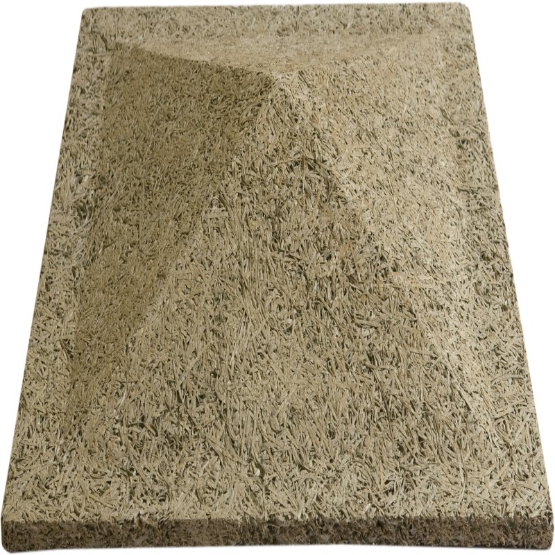 แผ่นเซลโลกรีต ชนิดพิเศษ รุ่น SHELL ขนาด 600 x 600 มม.x 10 มม.  (โชว์ผิวด้านหลุม) ผิวหน้าธรรมชาติ